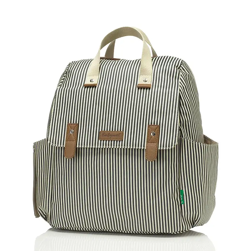 Robyn Eco Convertible Backpack Navy Stripe