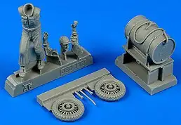 Aerobonus 480112 1/48 WWII US Army Aircraft Mechanic Pacific Theatre (Pushing Fu