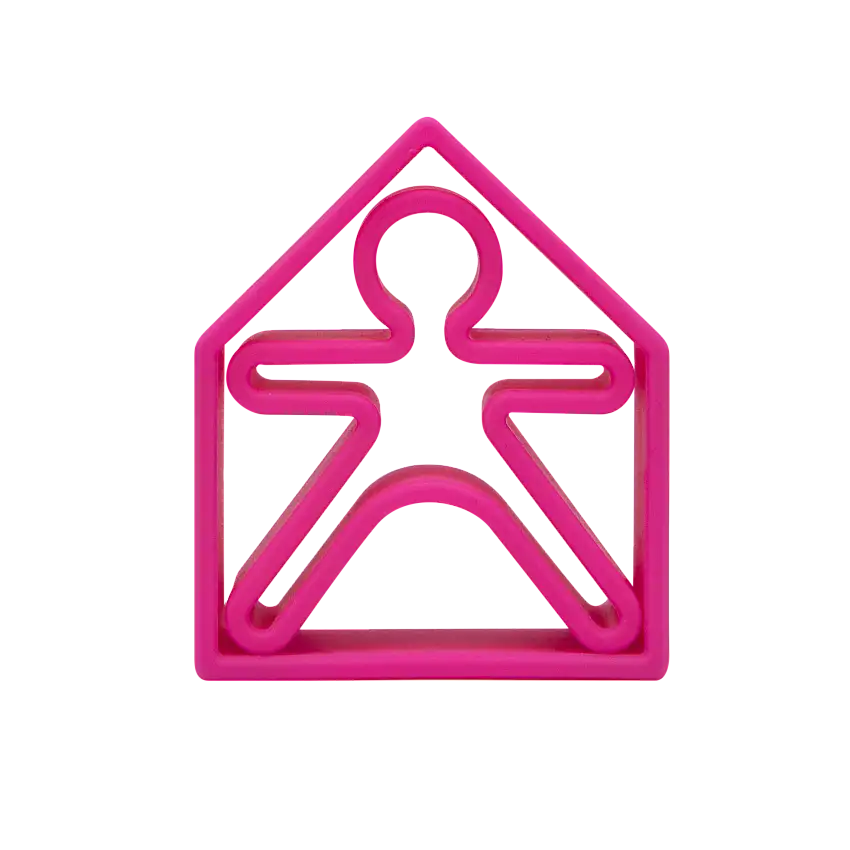 Neon Violet Kid in House