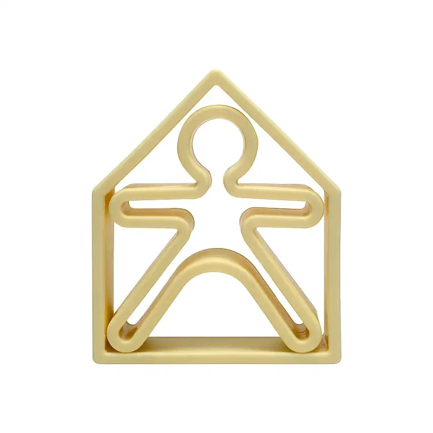 Pastel Yellow Kid in House