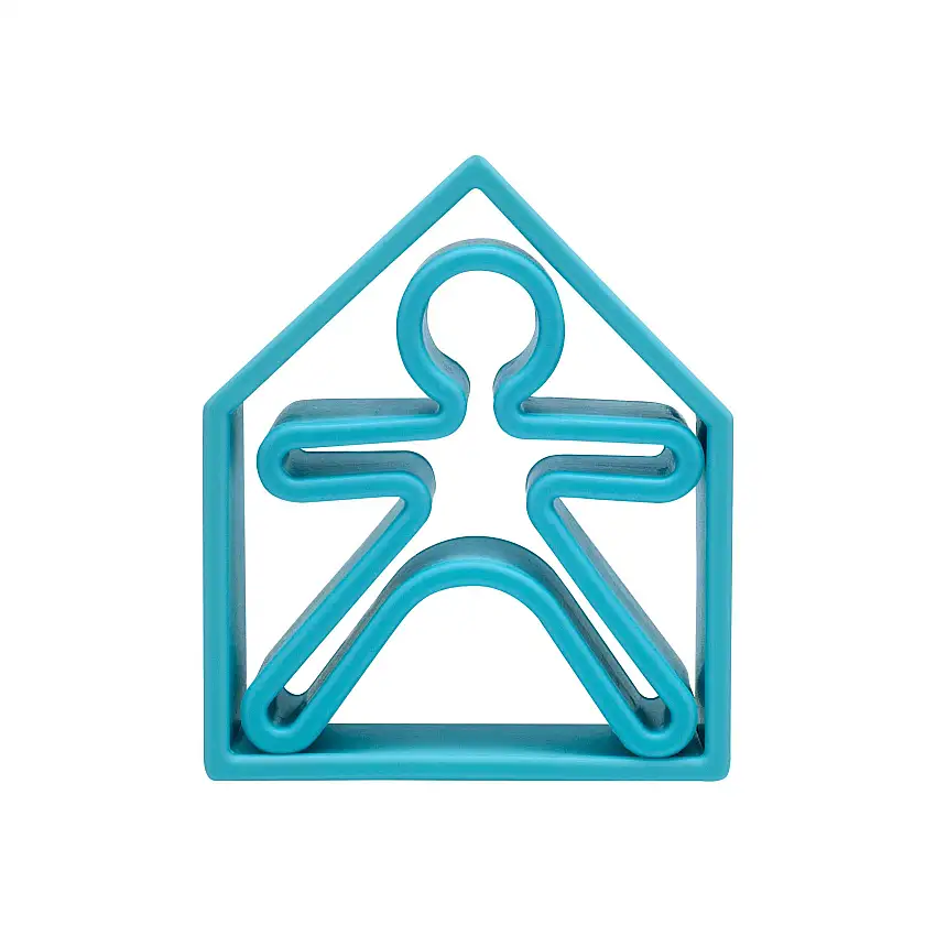 Pastel Blue Kid in House