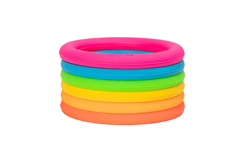 6 Neon Rings