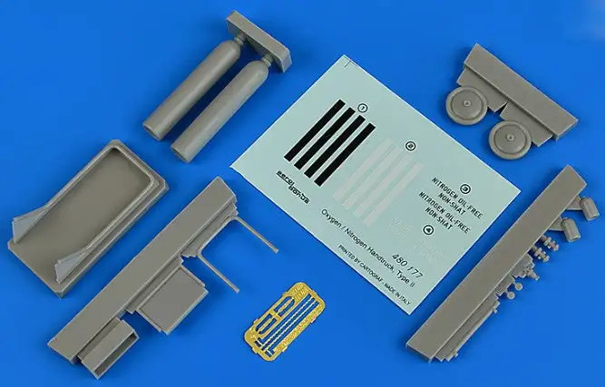 Aerobonus 480177 1/48 Oxygen/ Nitrogen Handtruck Type II w/Photo-Etch & Decals