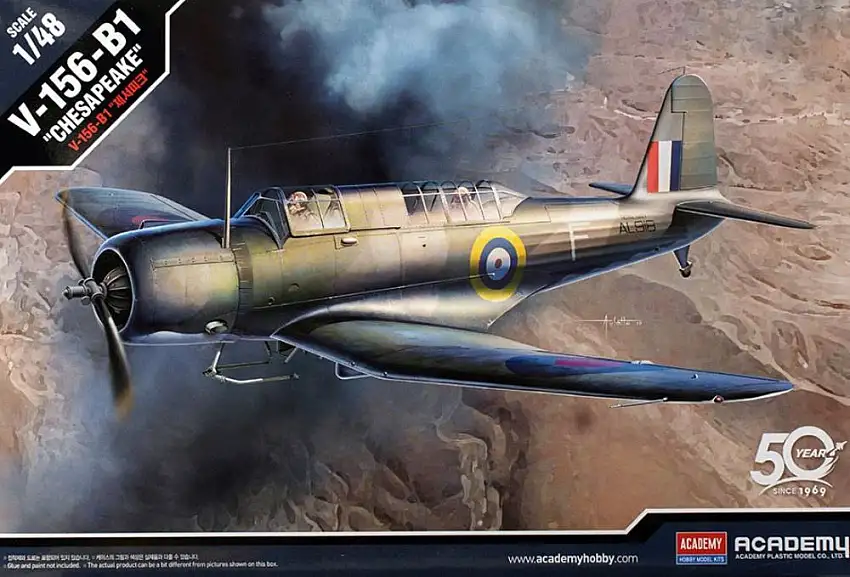 Academy 12330 1/48 WWII V156B1 (SB2U) Chesapeake Fighter/Bomber
