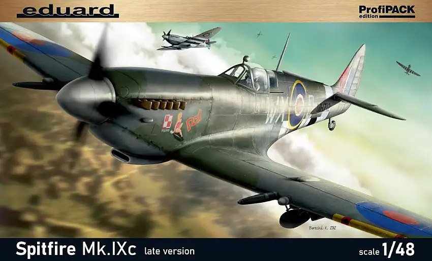 Eduard 8281 1/48 Spitfire Mk IXc Late British Fighter (Profi-Pack Plastic Kit)