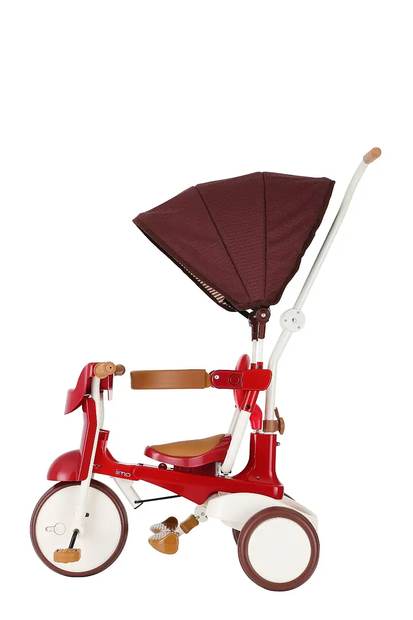 Tricycle With Canopy - 3-in-1 Foldable