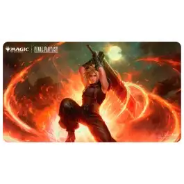 Ultra Pro Playmat Magic the Gathering Universes Beyond Final Fantasy- Cloud, Ex SOLDIER