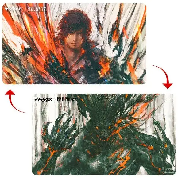 Ultra Pro Double-Sided Playmat Magic the Gathering Universes Beyond Final Fantasy - Clive, First Shield of Rosaria/Summon Ifrit Dou