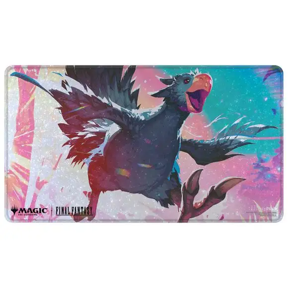 Ultra Pro Holofoil Playmat MTG x Final Fantasy - Traveling Chocobo Black