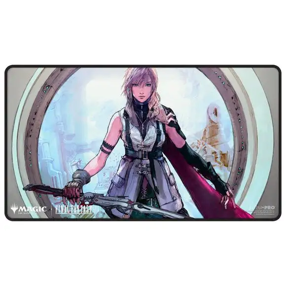 Ultra Pro Black Stitched Playmat MTG x Final Fantasy - Lightning, Army of One