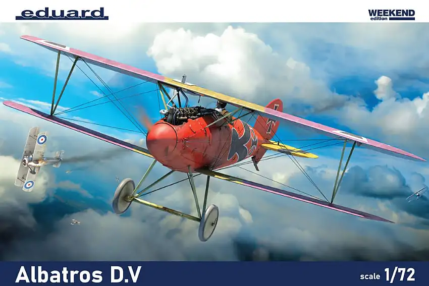 Eduard 7406 1/72 Albatros D V German BiPlane Fighter (Wkd Edition Plastic Kit)