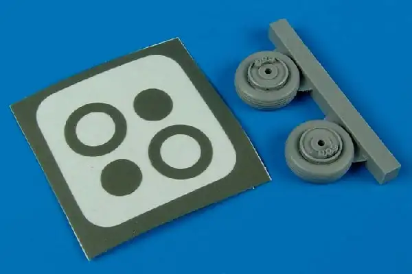 Aires 7211 1/72 SAAB Tunnan J/S 29 Wheels & Paint Masks For HLR