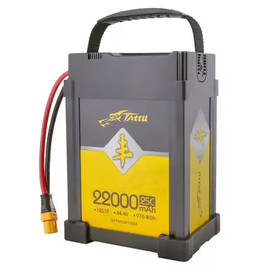 Tattu AGRI 22000mAh 44.4V 25C 12S1P Lipo Battery Pack with AS150-F