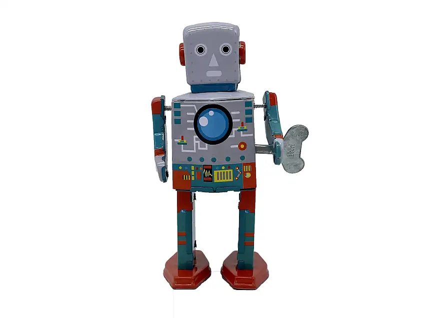 Mr & Mrs Tin Astronaut Bot