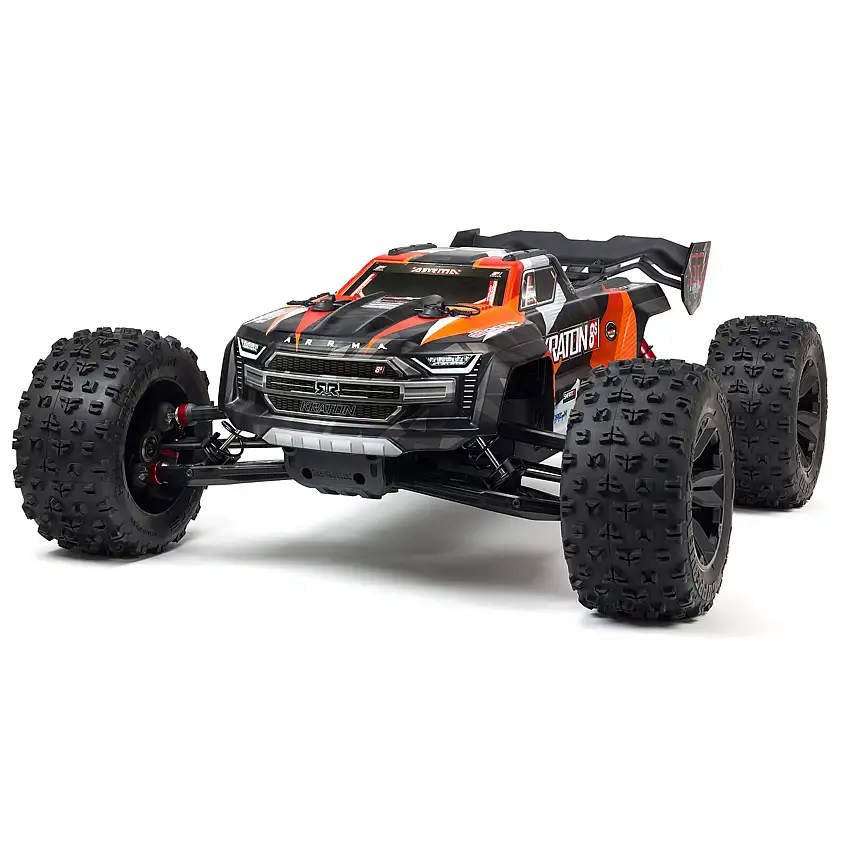 ARRMA Kraton 4WD 8S BLX Brushless Speed Monster Truck RTR R/C (Orange)