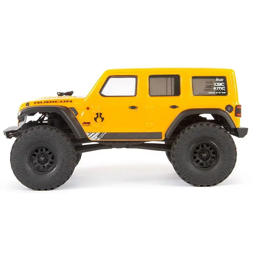 1/24 SCX24 2019 Jeep Wrangler CRC 4WD Rock Crawler Brushed RTR, Yellow