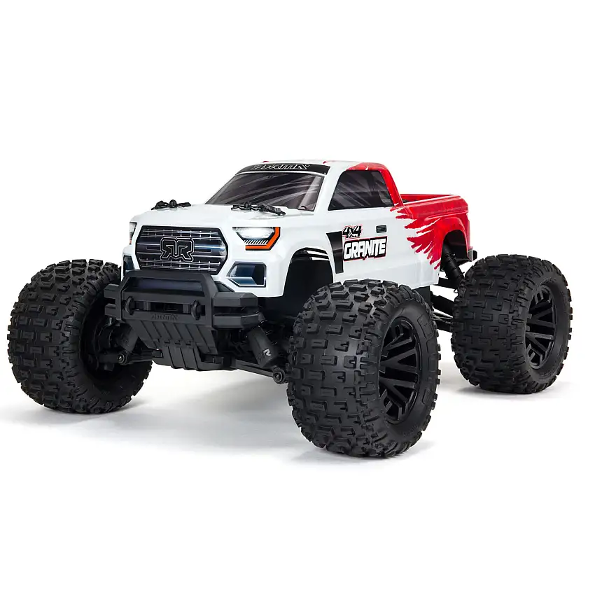 ARRMA 1/10 Granite 4x4 Mega 550 Brushed MT RTR Red/Black