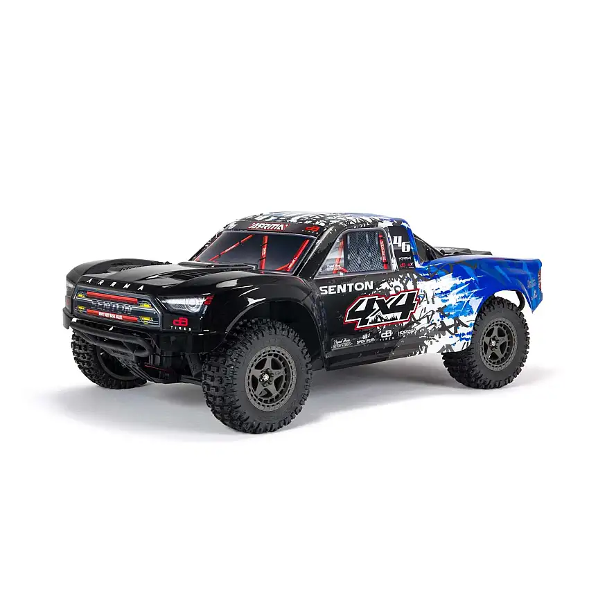 ARRMA 1/10 Senton 4X4 V3 3S BLX B/L Short Course Truck RTR - Blue