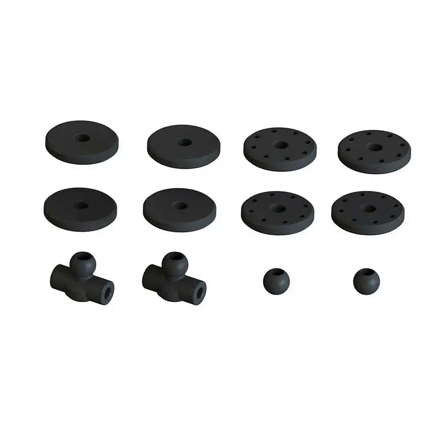 Arrma Shock Set, 16mm Bore, 133mm Length, 1000cSt Oil