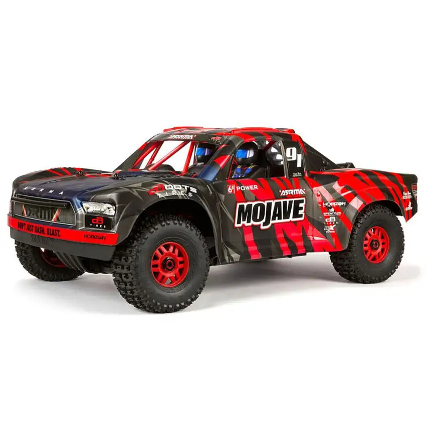 ARRMA 1/7 Mojave 6S V2 BLX Desert Truck w/ Spektrum RTR (Red)