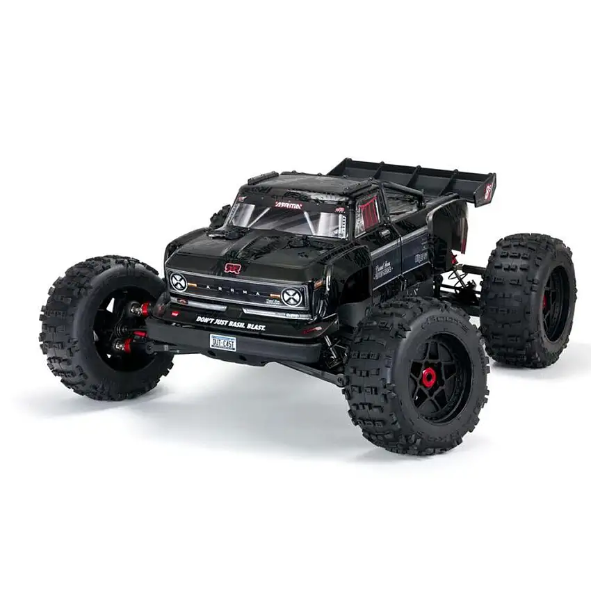 ARRMA 8S-Roller Outcast 4WD EXtreme Bash Roller Stunt Truck (Black)