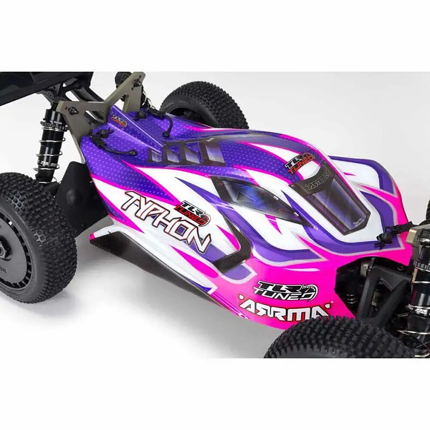ARRMA 1/8 TLR Tuned Typhon 4WD Roller Buggy (Pink/Purple)