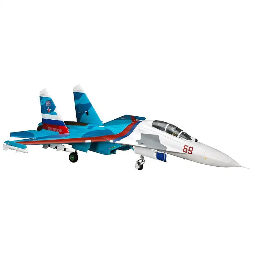 R/C SU-30 Twin 70mm EDF BNF Basic with AS3X & SAFE Select