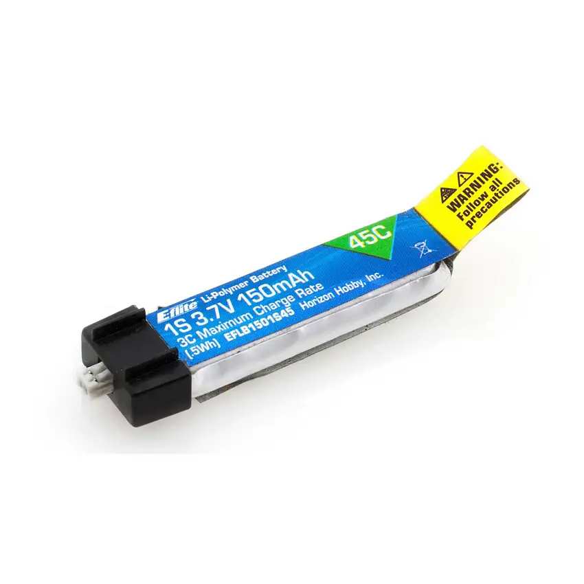 E-Flite 150mAh 1S 3.7v 45C LiPo Battery (Ultra Micro)