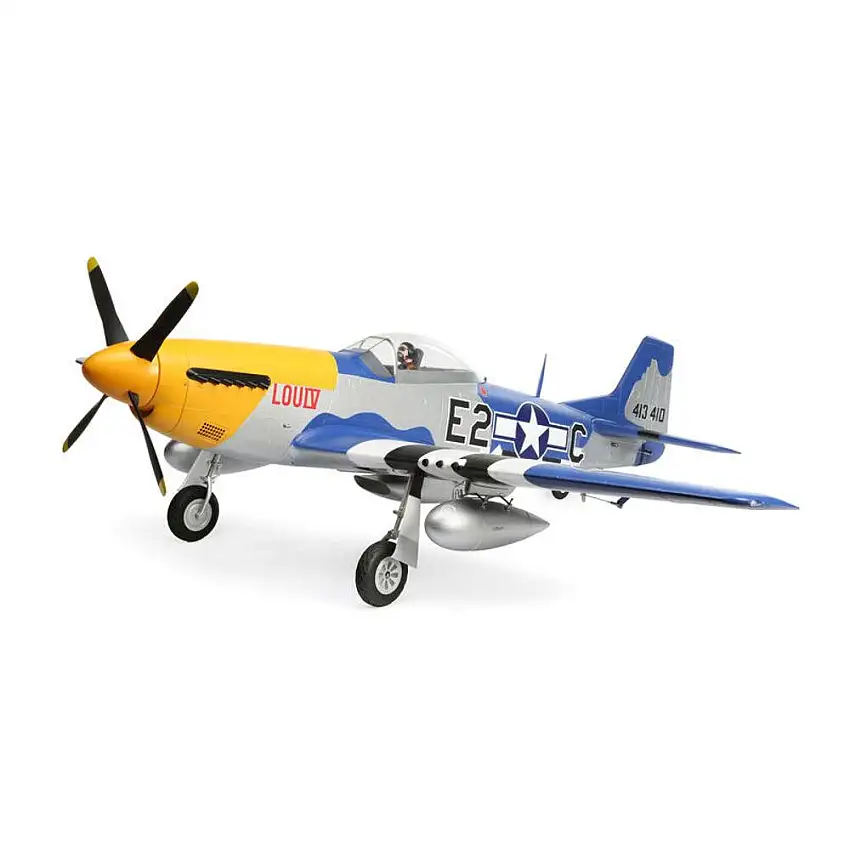 E-Flite BNF P-51D Mustang 1.5m w/ Smart Basic, AS3X, SAFE Select