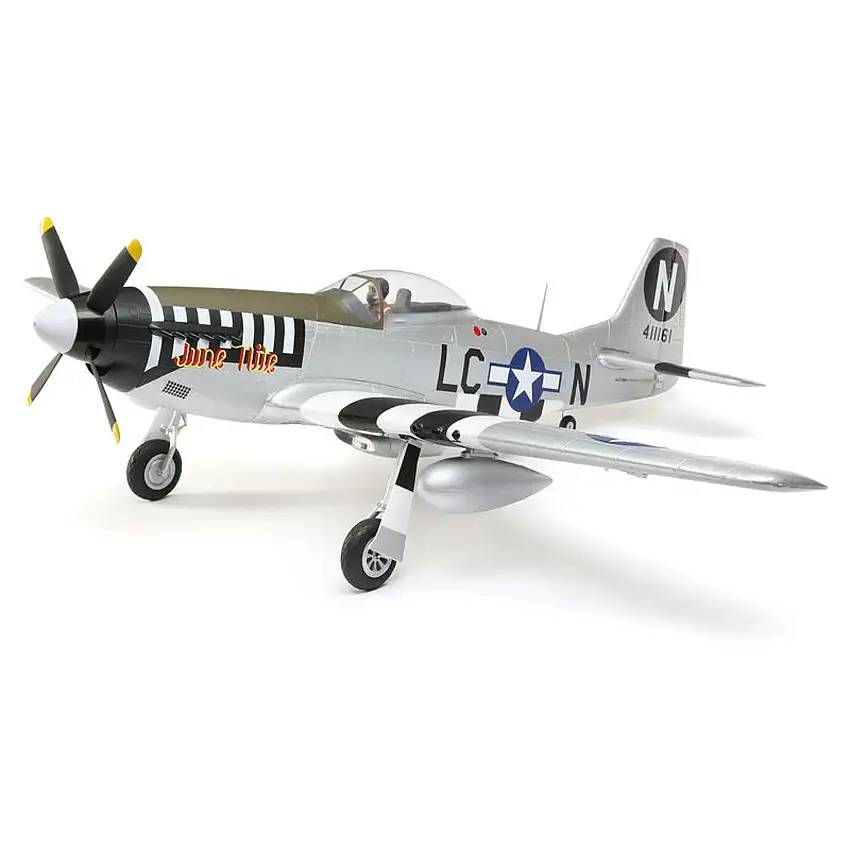 E-Flite P-51D Mustang 1.2m BNF Basic w/ AS3X and SAFE Select