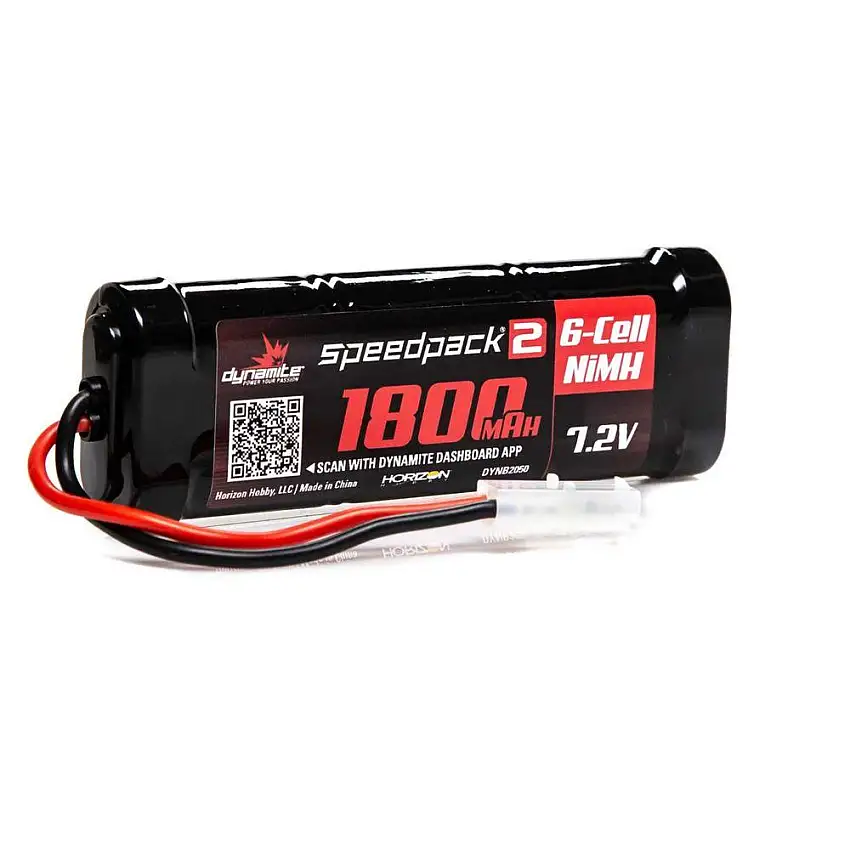 Battery - 7.2V 1800mAh 6C NiMH Speedpack 2 w/Flat Tamiya Connector