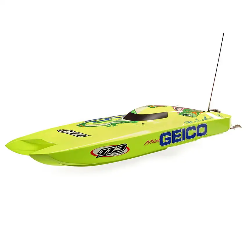 Pro Boat Miss GEICO Zelos 36in Twin Brushless Catamaran RTR R/C