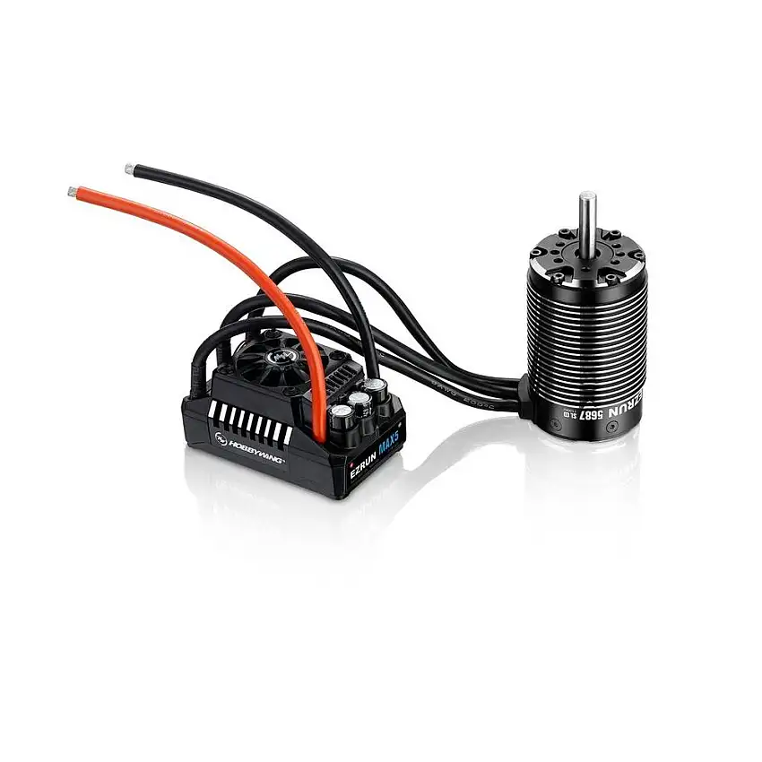 EzRun SL 5687 1100KV Motor, w/ Max6 Waterproof ESC - Brushless Combo