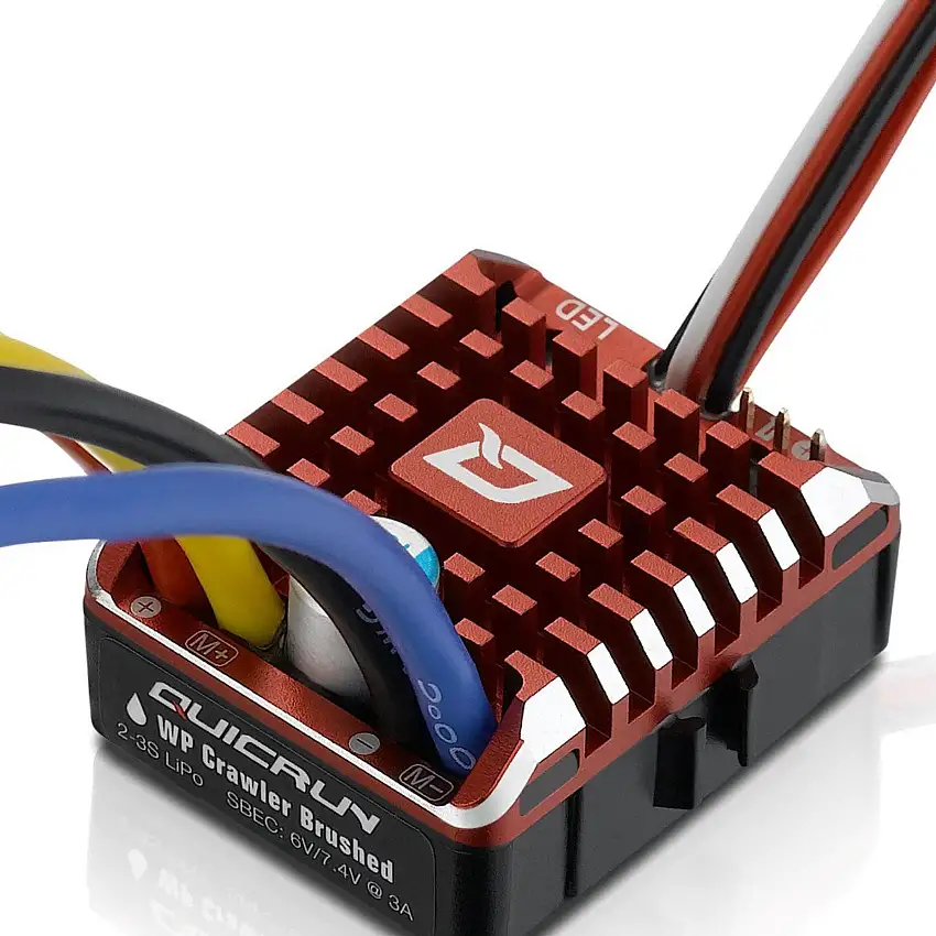 ESC - QuicRun 1080 Waterproof Brushed 80A ESC w/Program Card