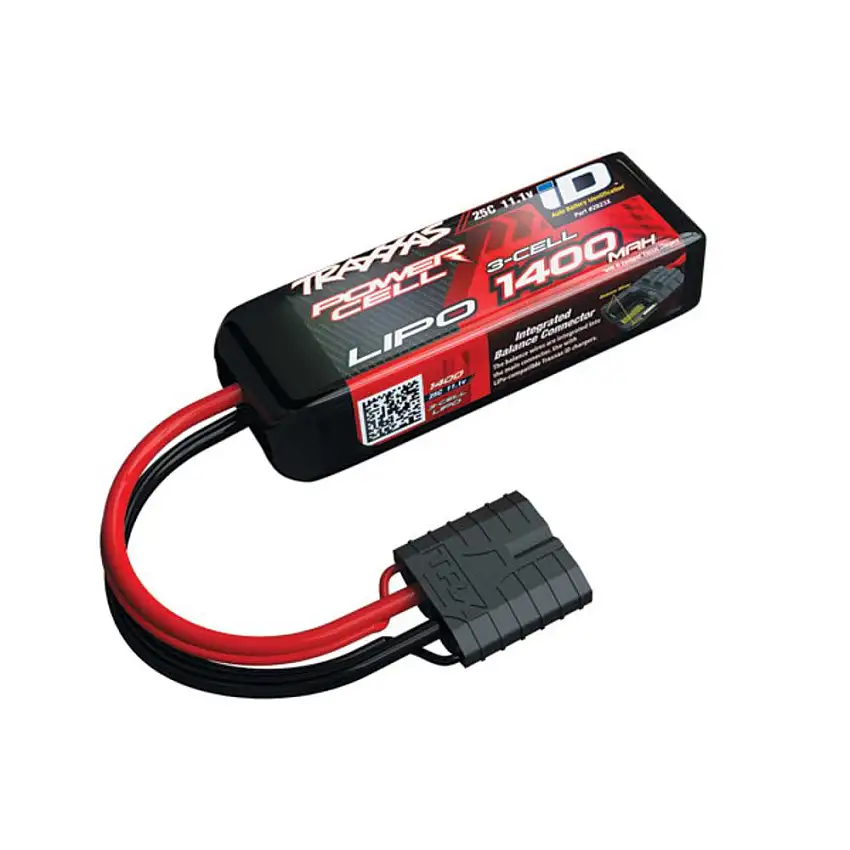 Battery - 11.1V 1400mAh Traxxas 3S 25C 3-Cell Lipo