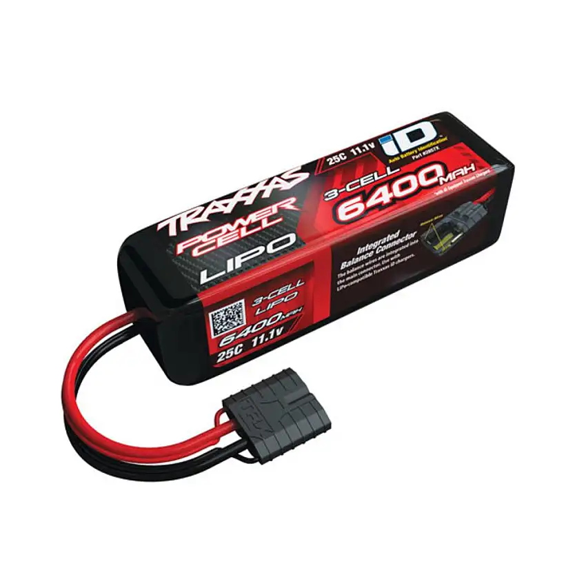 Battery - 11.1V 6400mAh 25C 3S 3-Cell Lipo