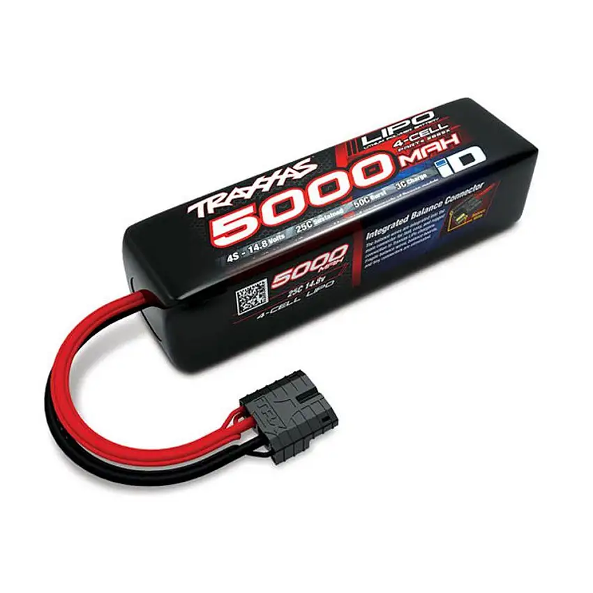 Battery - 14.8V 5000mAh Traxxas 4-cell LiPo Battery, Long