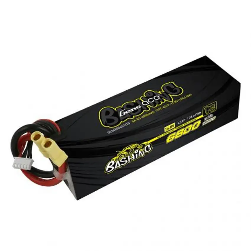 Gens Ace Bashing Series 6800mAh 14.8V 120C 4S 1P Lipo Battery
