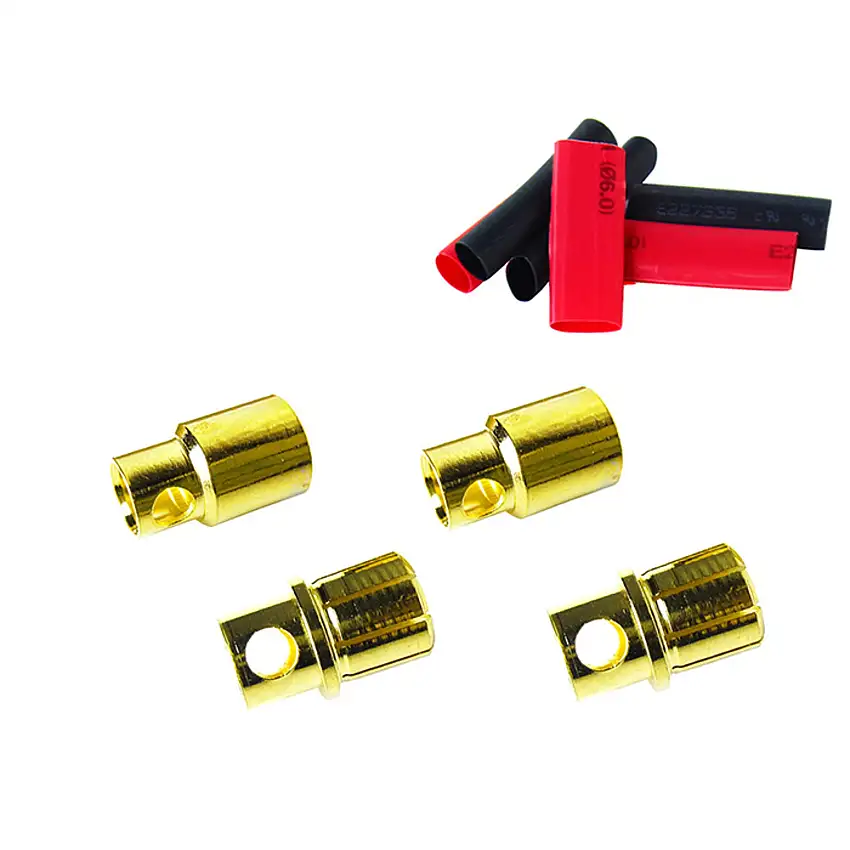 Bullet Connectors - 8mm (2 Male, 2 Female)