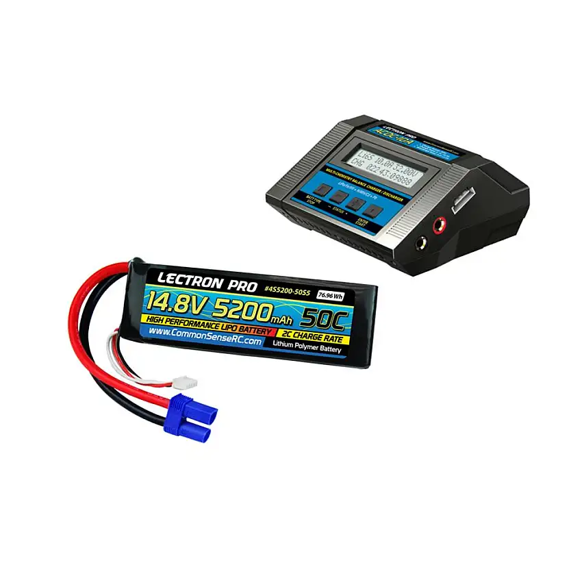CommonSense Power Pack #54 - 10A Charger, 14.8V 5200mah 50C Soft Pack