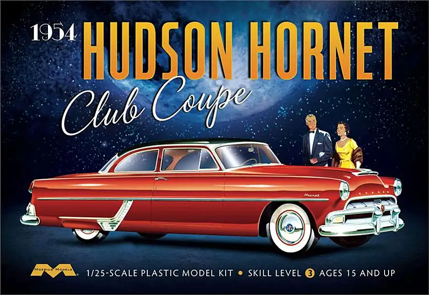1954 Hudson Hornet Club Coupe 1/25 Moebius