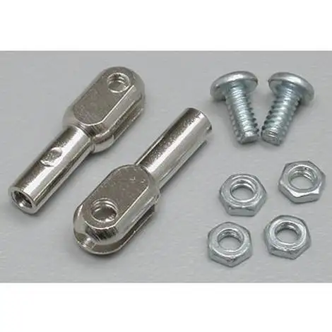 Dubro Rod Ends Threaded 4-40 (2)