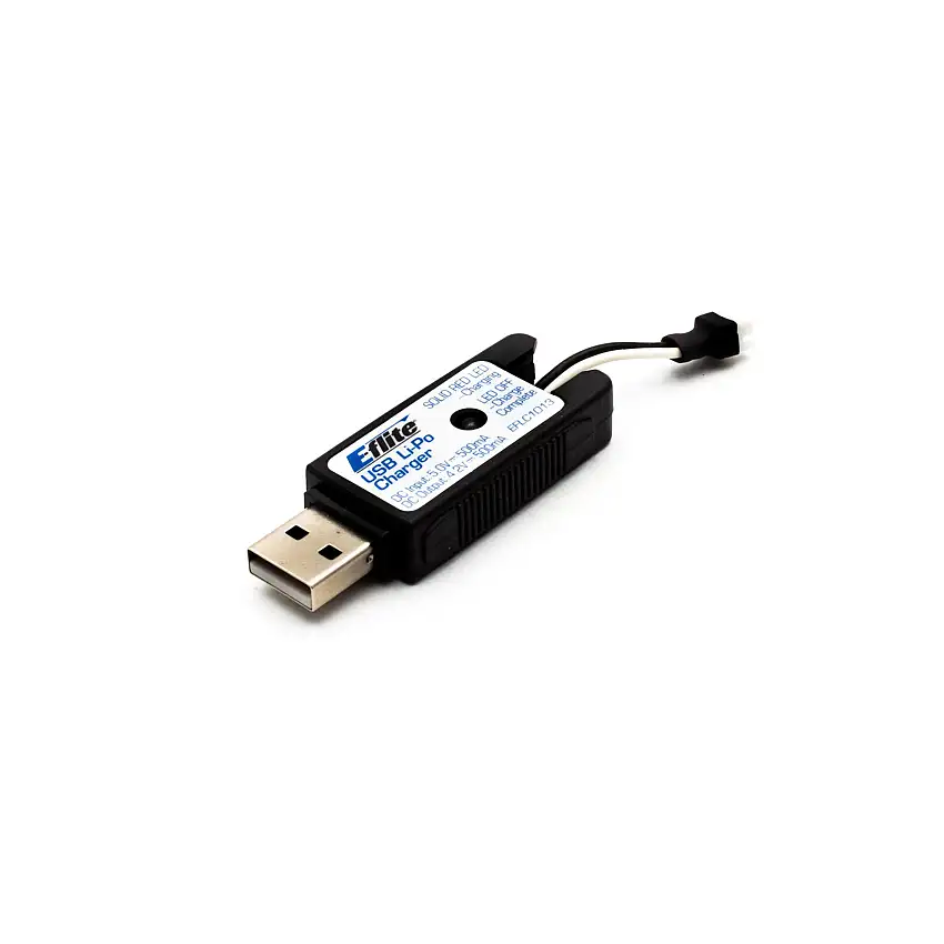 E-Flite 1S USB LiPo Charger 500mAh UMX