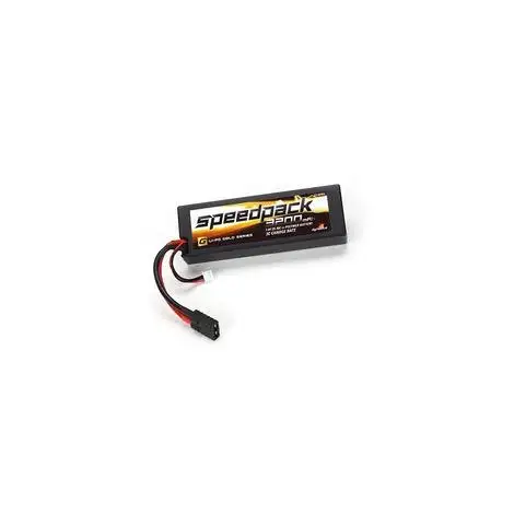 Battery - 7.4V 3200mAh 2S 30C LiPo Gold Speedpack, Case: TRA