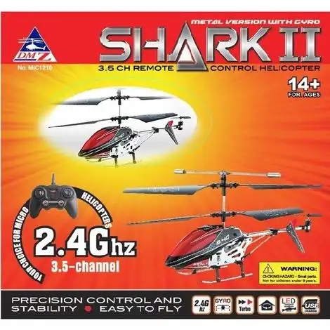 Shark II" 2.4 GHz R/C Ready-to-Fly Helicopter