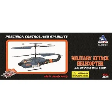 R/C 3.5-Channel Military Attack Helicopter -- Ready-to-Fly