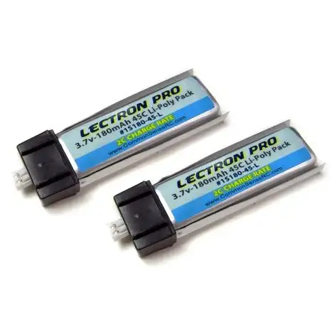 Battery - 3.7V 180mAh 45C Lipo Battery 2-Pack