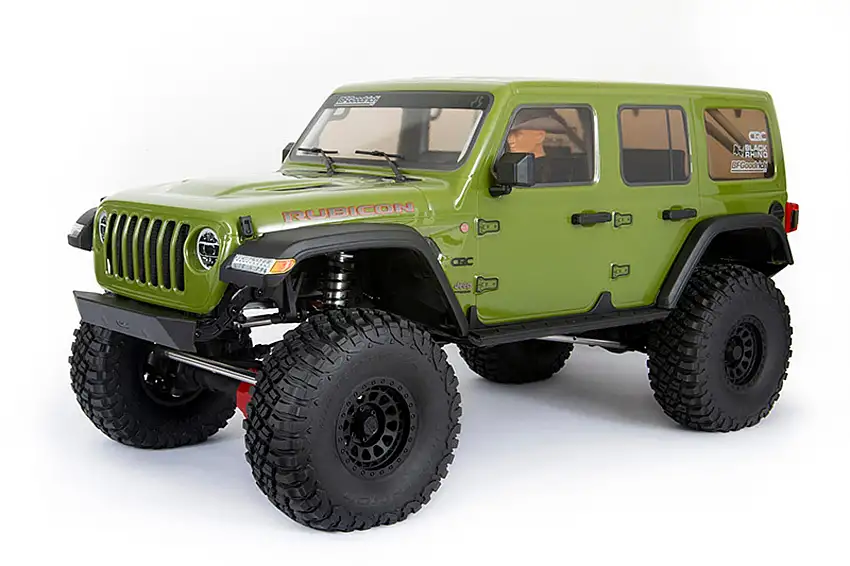 SCX6 Jeep JLU Wrangler 4WD RTR R/C (Green)