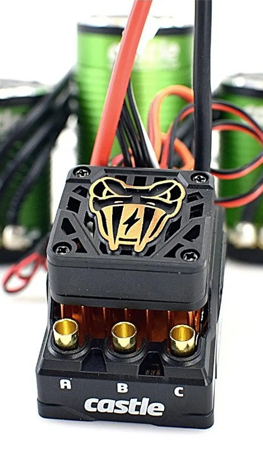 Castle Copperhead 10 Sensored ESC Basher Edition w/ 1406-5700KV Motor