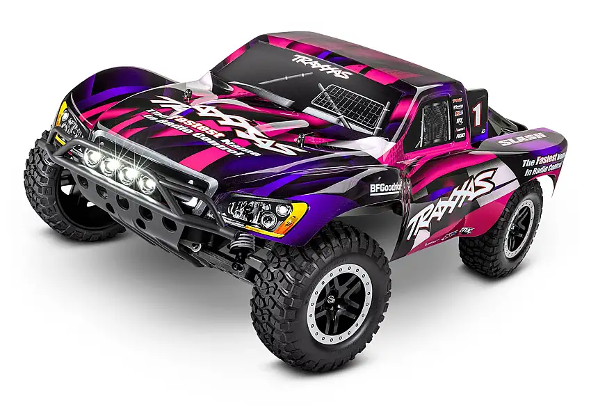 Traxxas Slash 2WD Short Course Racing Truck RTR R/C w/ TQ 2.4GHz Radio, LED Lights